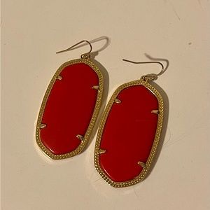 Kendra Scott Danielle earrings in true Red